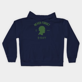 D-Day tribute 80 anniversary Kids Hoodie